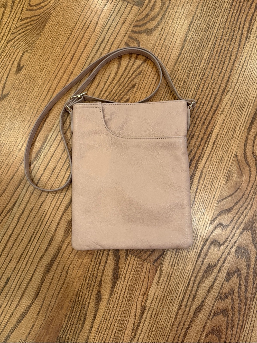 Margot Crossbody Bag in Blush Pink/nude